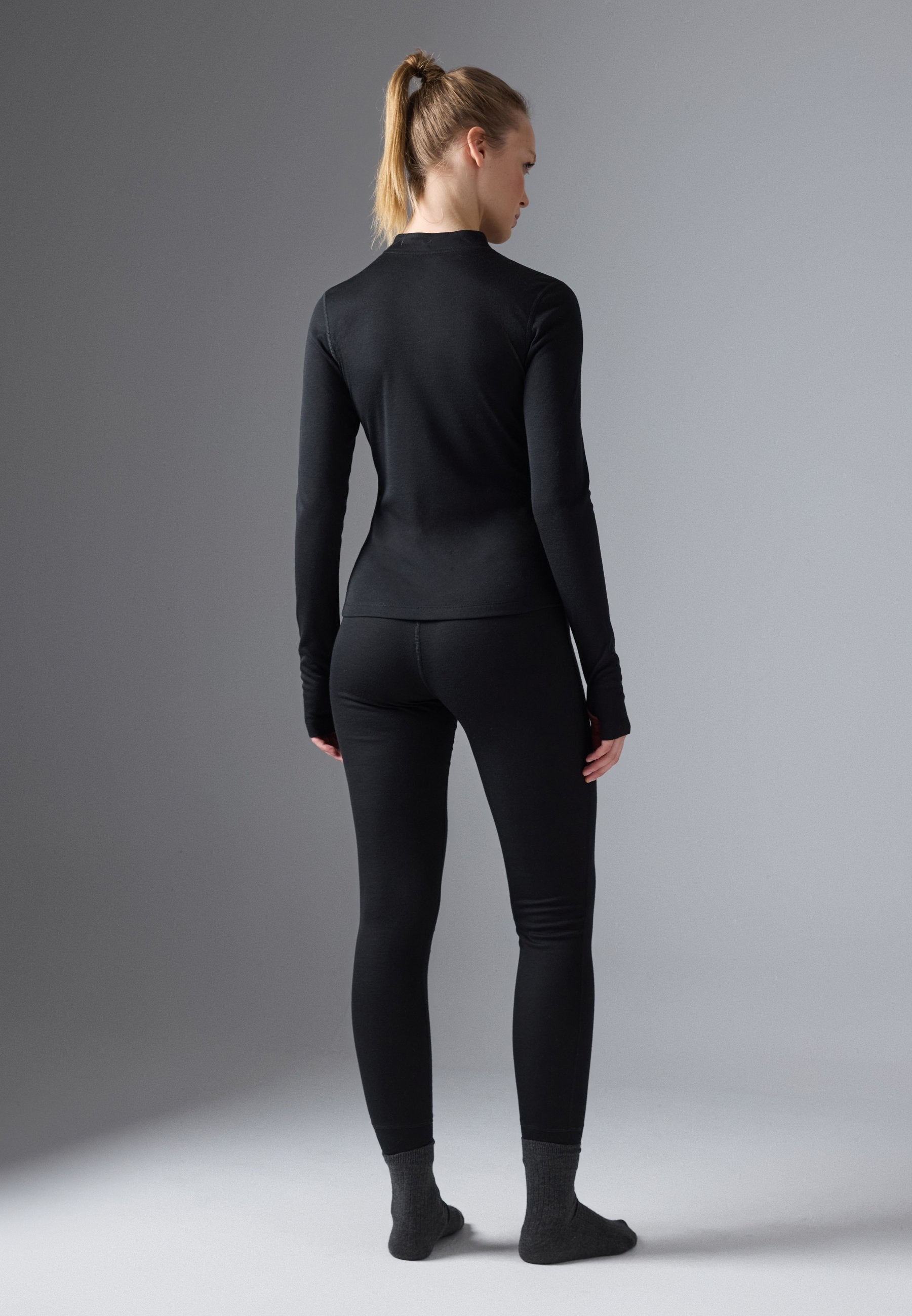 Even&Odd active 2 PIECE LONG SLEEVE WITH 1/4 ZIP TOP AND LEGGINGS SET