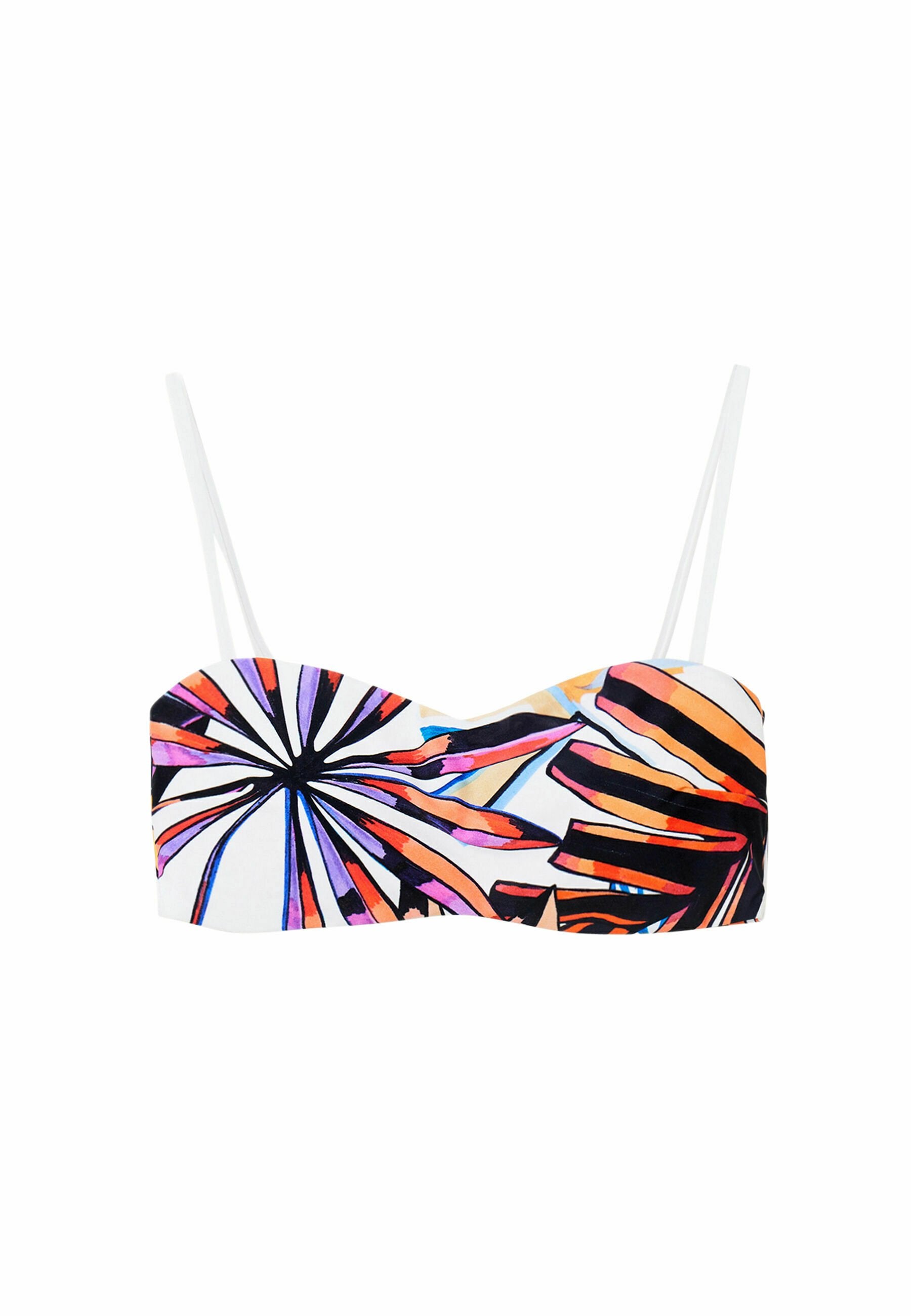Desigual TROPICAL BANDEAU BIKINI
