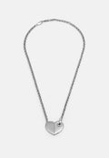 Tommy Hilfiger BOLD HEARTS - Necklace - silver-coloured