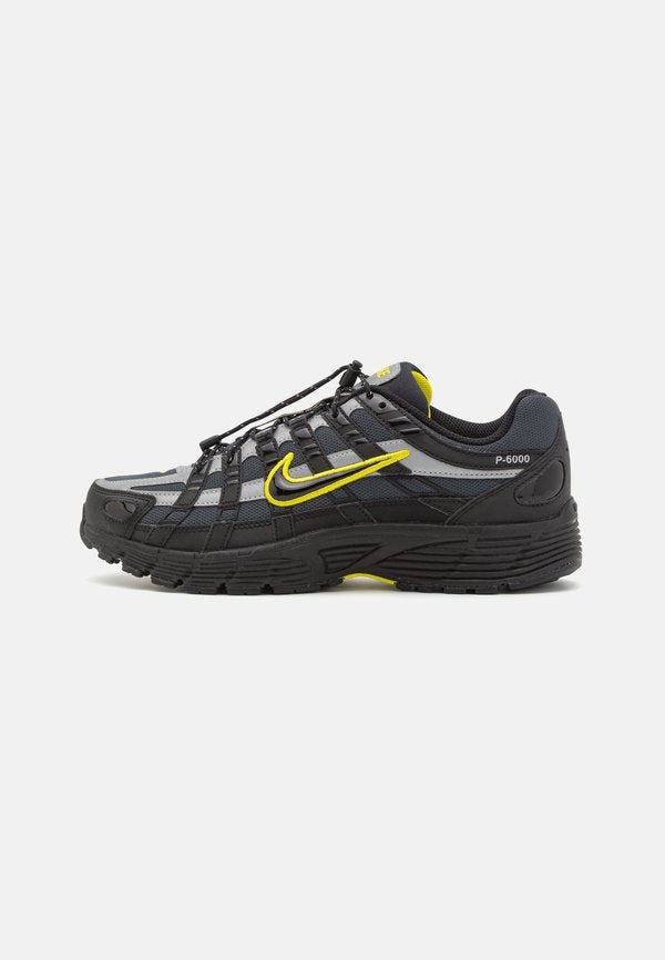 Nike Sportswear P-6000  - Trainers - anthracite/black/high voltage/metalic silver/reflective silver