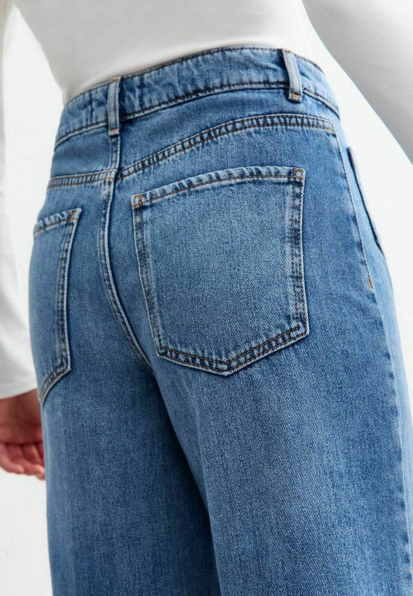New Look CREASE FRONT PATCH POCKET WIDE LEG