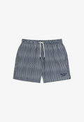 Superdry & Co PRINTED - Swimming shorts - navy watercolour stripe print