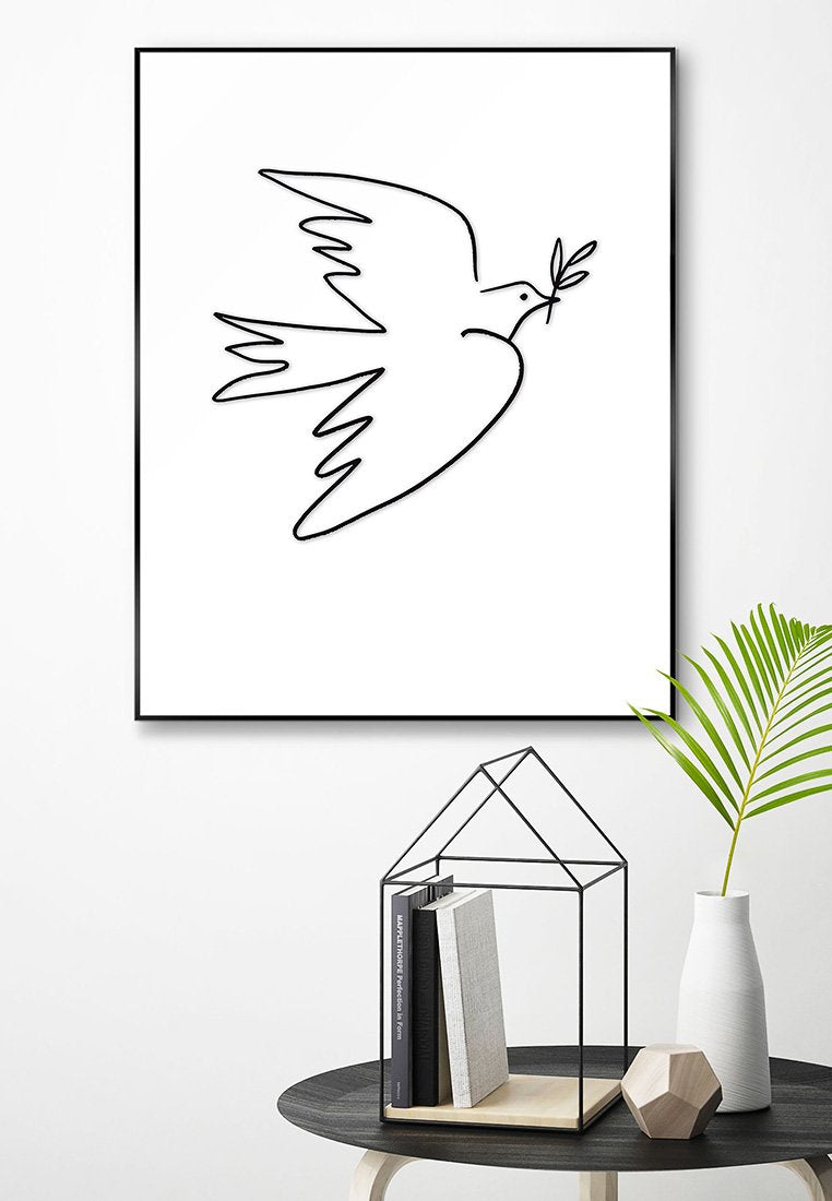 Orange Wallz DOVE OF PEACE