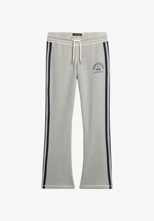 Superdry & Co ATHLETIC ESSENTIALS STRIPE  - Tracksuit bottoms - grey marl