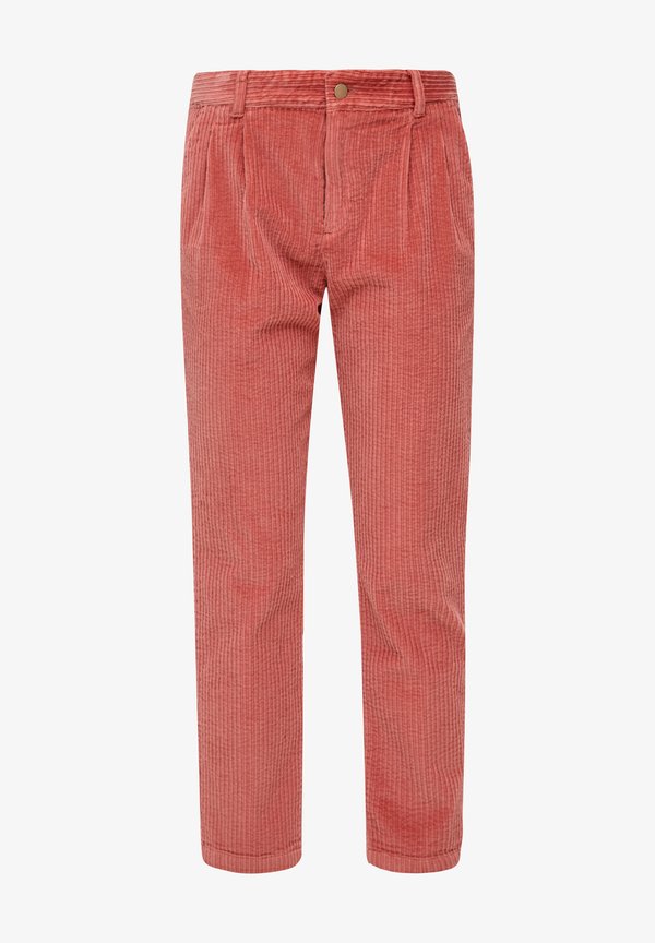 s.Oliver REGULAR BUNDFALTEN - Trousers - altrosa