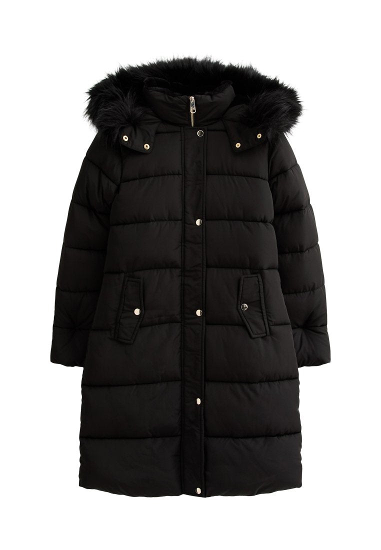 New Look HOODED TIERED LONGLINE PUFFER