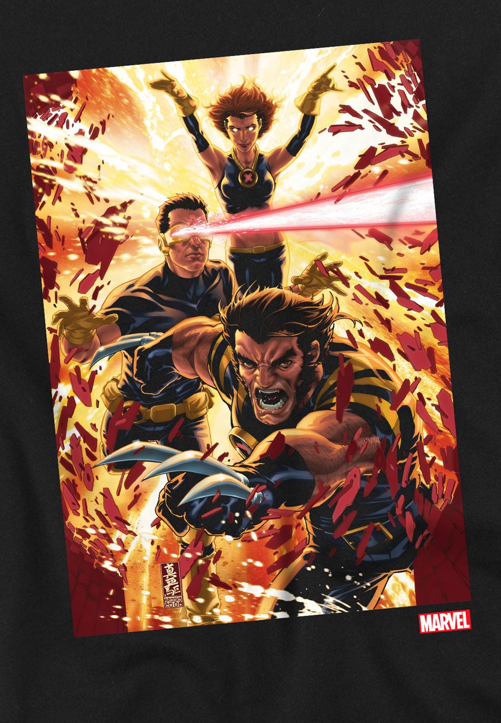 Marvel WOLVERINE CYCLOPS JEAN GREY COVER