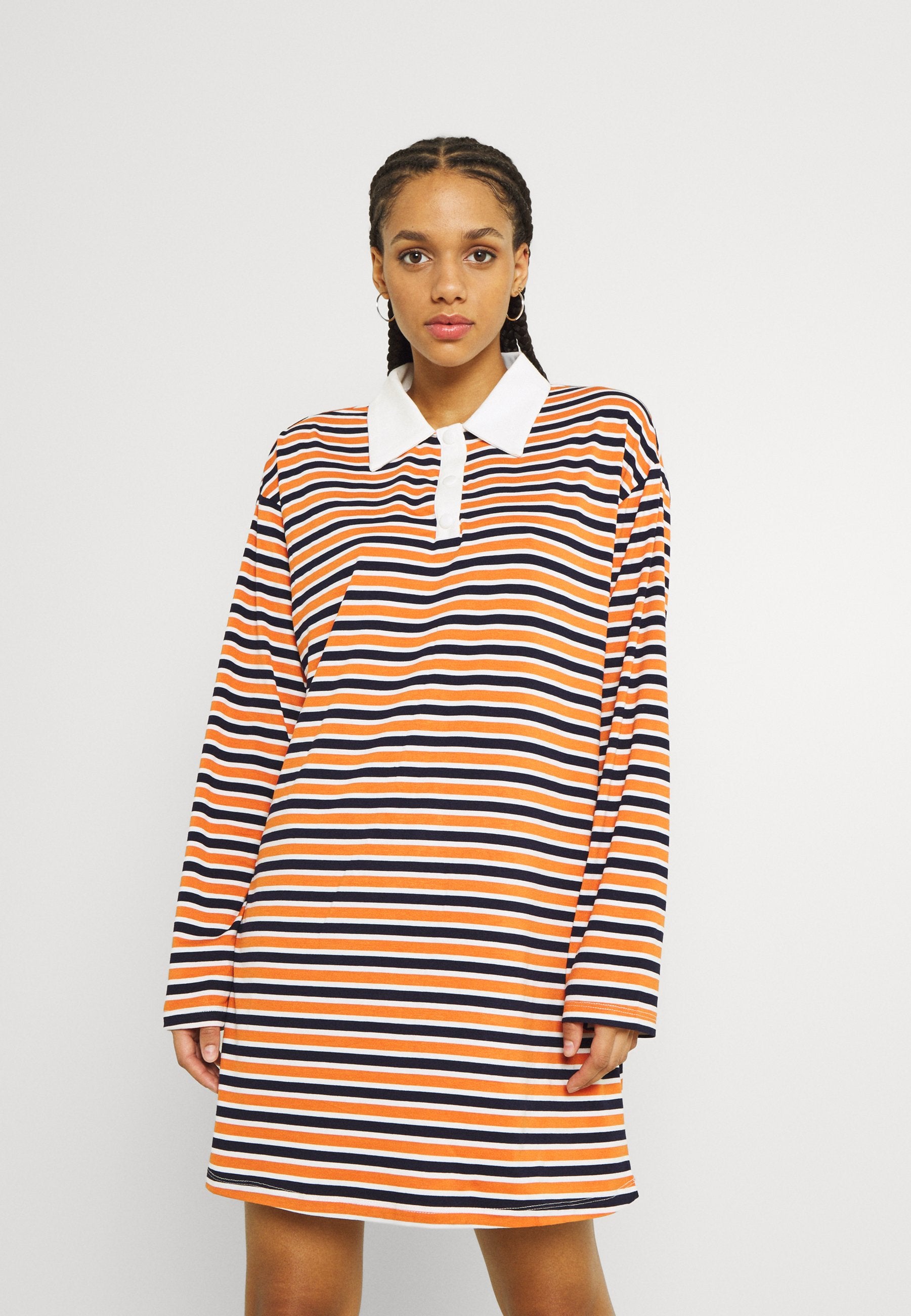 Glamorous LOOSE RUGBY SHIRT MINI DRESS