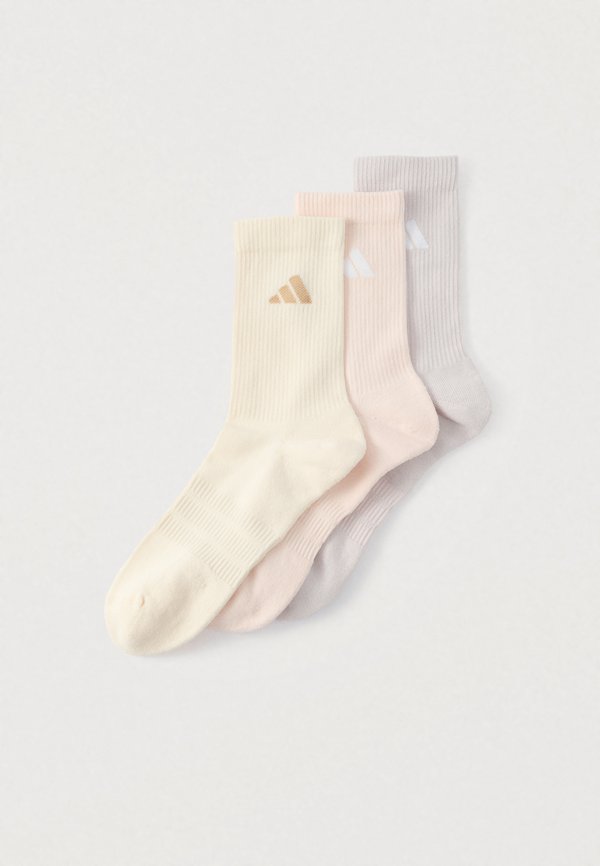 adidas Performance 3 PACK UNISEX - Sports socks - white/wonder quartz/ice purple