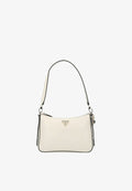 Guess DARYNA II TOP ZIP SHOULDER BAG - Handbag - bone