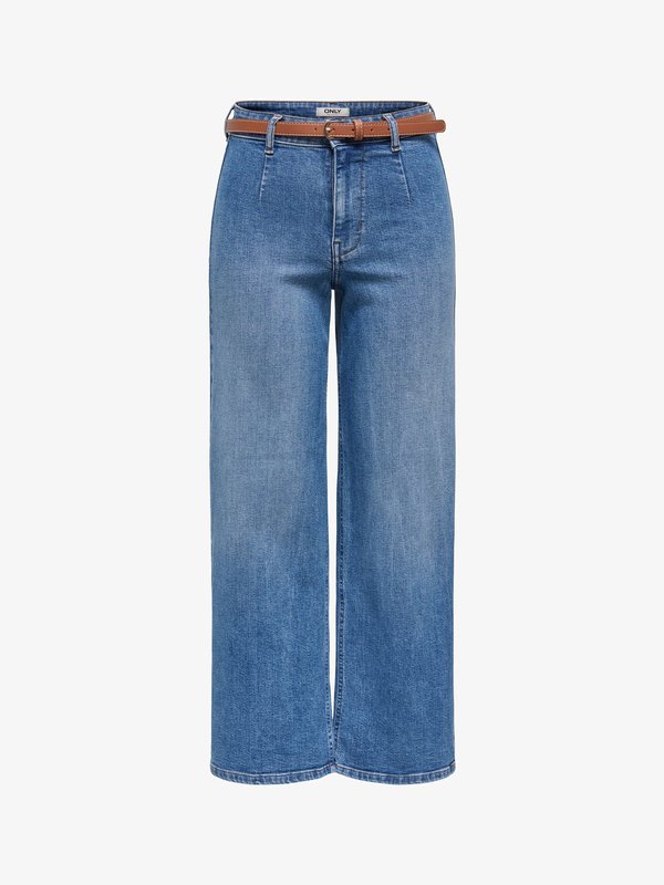 ONLY Wide-fit ONLMADISON High waist Wide Leg Fit - Wide Leg - medium blue denim
