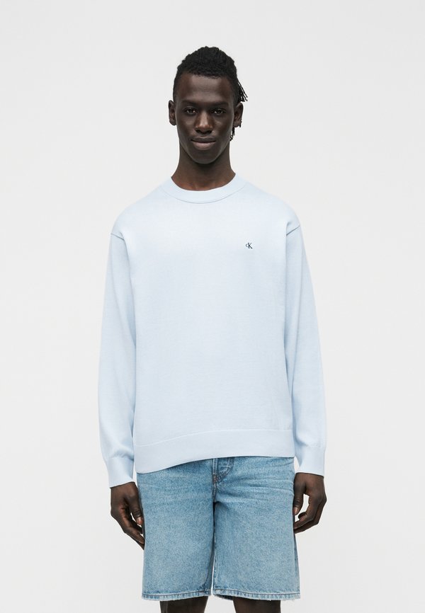 Calvin Klein Jeans LONG SLEEVED RELAXED CREW NECK - Jumper - plein air