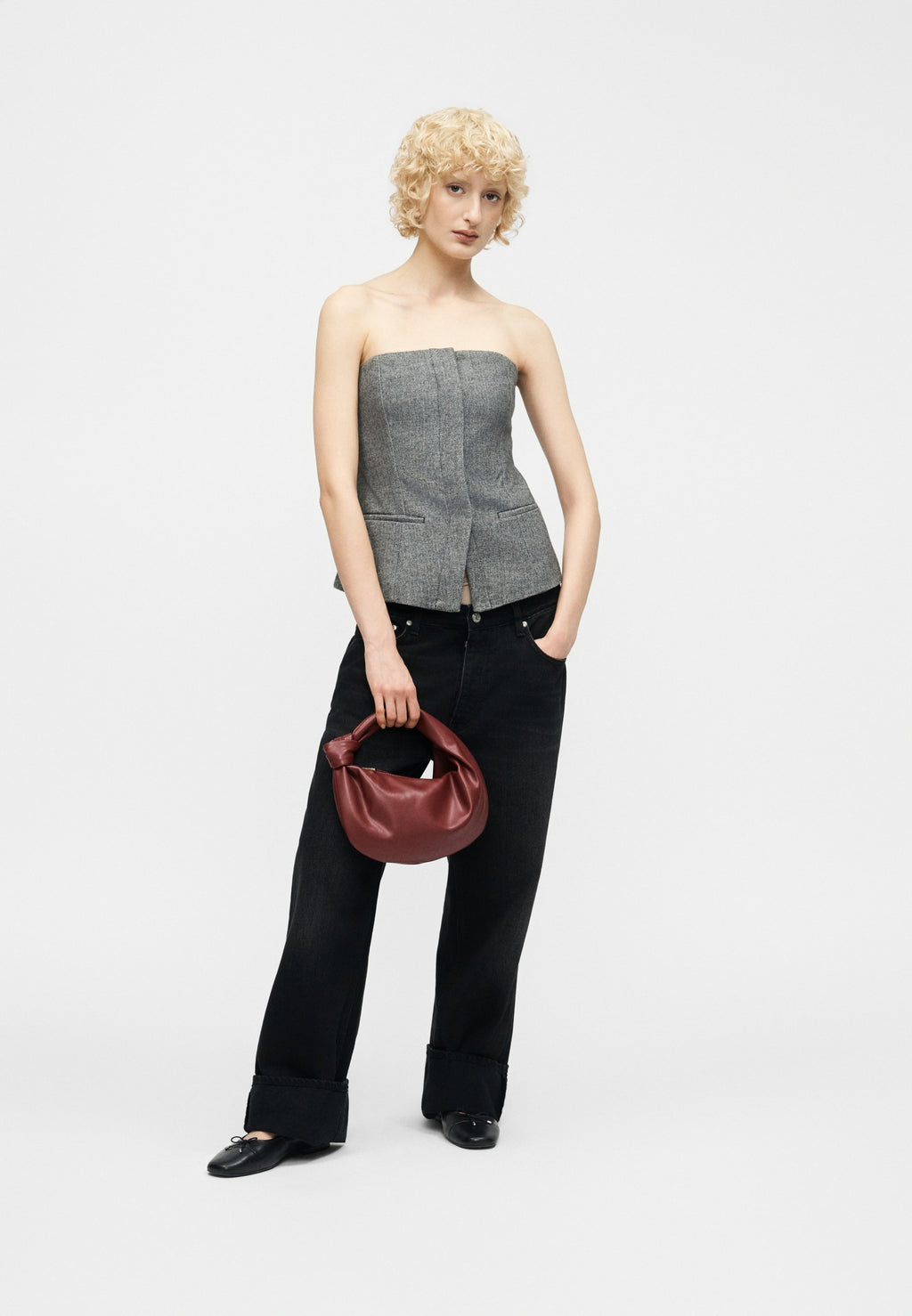 GAP STRAPLESS TAILORED