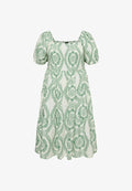 Vero Moda Curve Smock VMCROKAYA Midi - Day dress - snow white