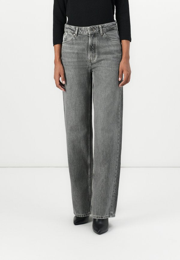 Marc O'Polo DENIM TROUSERS HIGH WAIST WIDE LEG