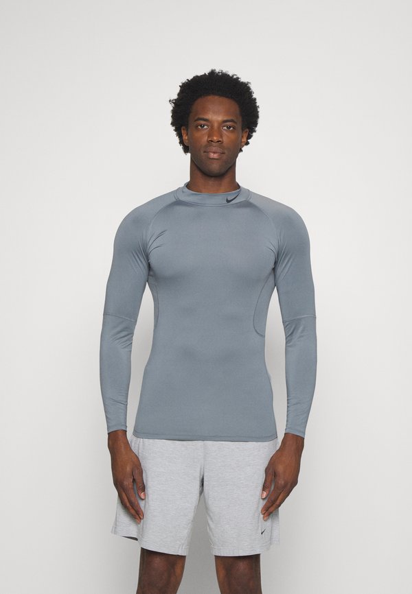 Nike Performance PRO - Long sleeved top - smoke grey/black