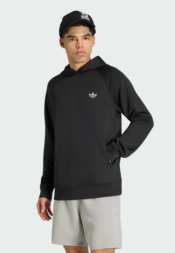adidas Originals ADIDAS ORIGINALS TREFOIL ESSENTIALS SPACER HOODIE - Hoodie - black