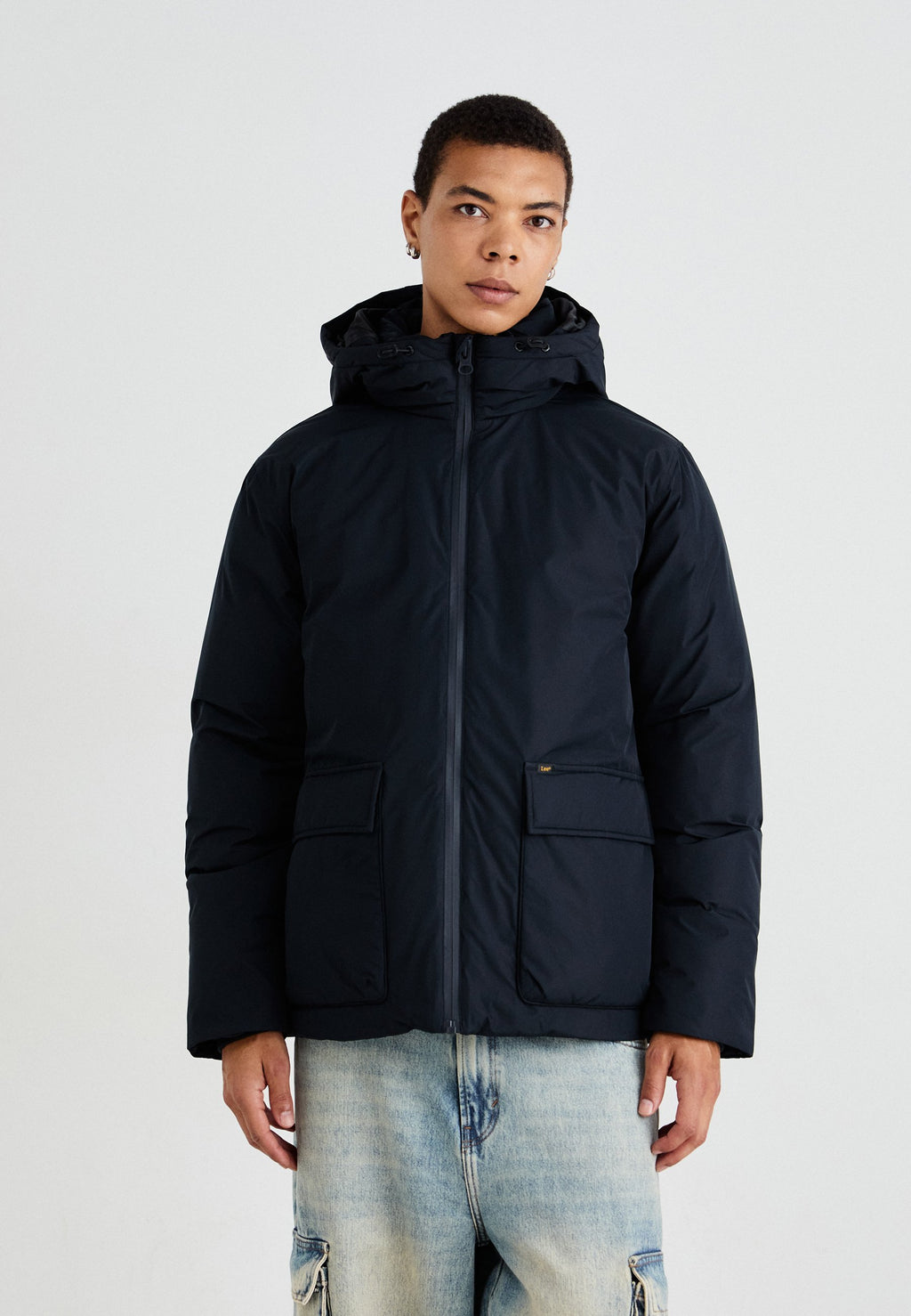 Lee HOODED SHORT PUFFER