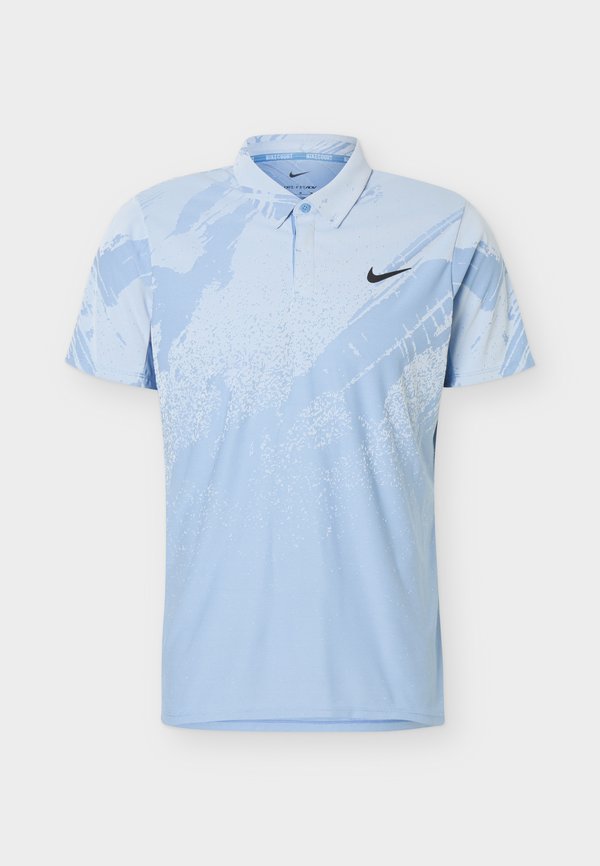 Nike Performance NIKECOURT ADVANTAGE SLAM - Polo shirt - work blue/hydrogen blue/black