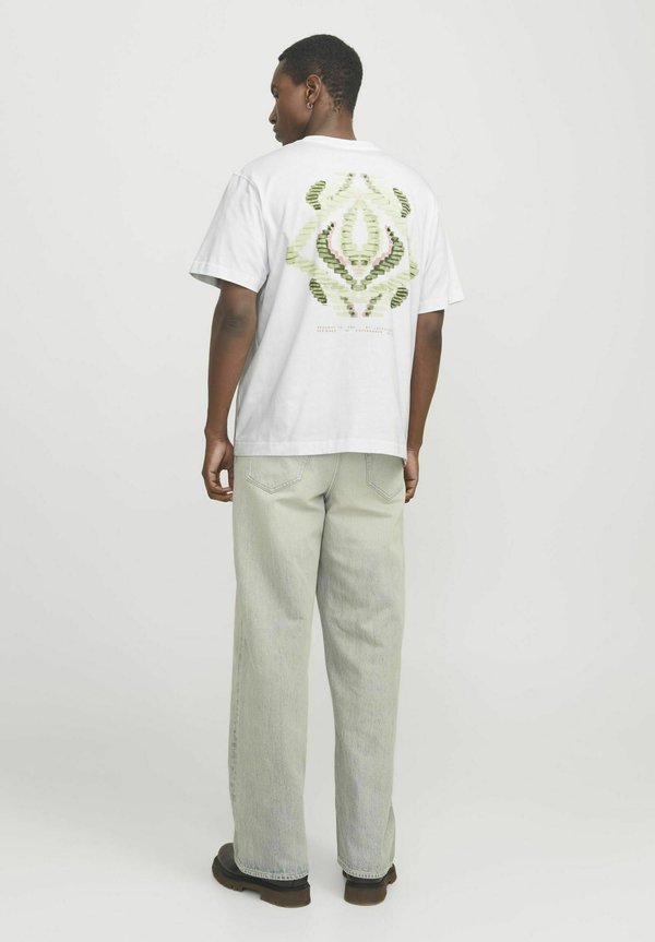 Jack & Jones Backprintet - Print T-shirt - bright white