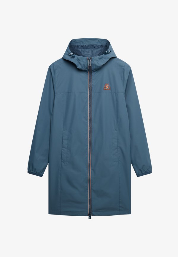 Superdry & Co LONGLINE TRI - Parka - dry slate blue