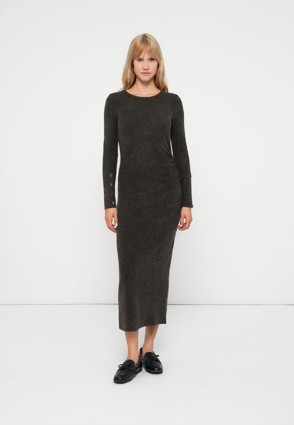 Vero Moda VMHANZO Long - Jumper dress - chocolate torte