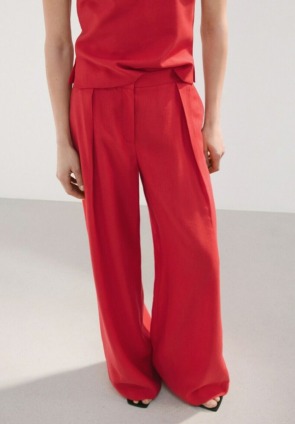 Mango ADULT - Trousers - red