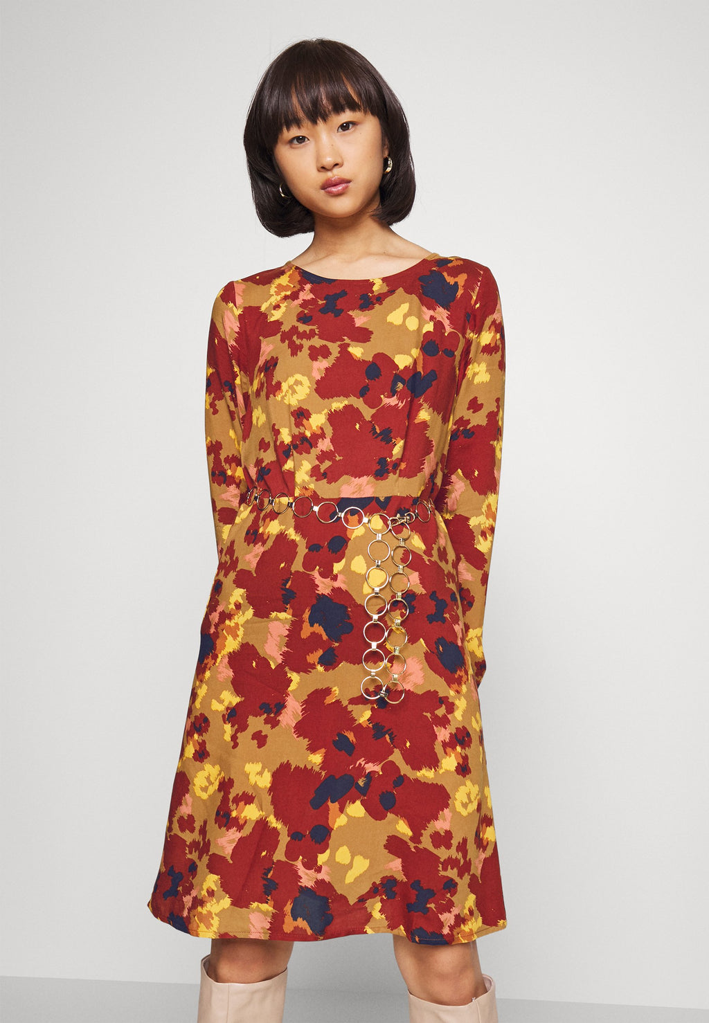 VILA Petite VIEVA AYA O NECK DRESS