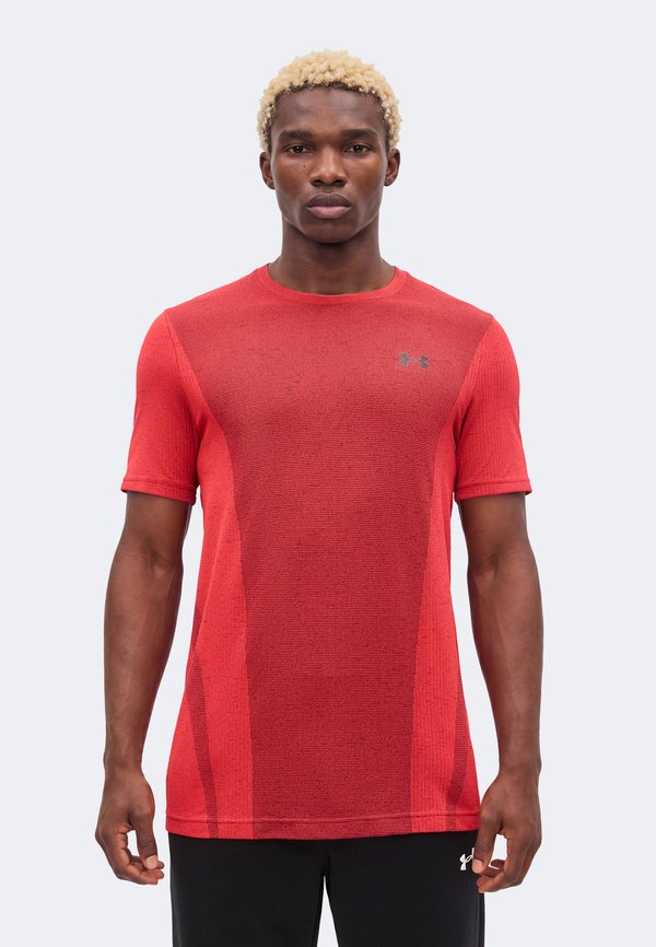 Under Armour VANISH SEAMLESS - Sports T-shirt - racer red/ultimate black