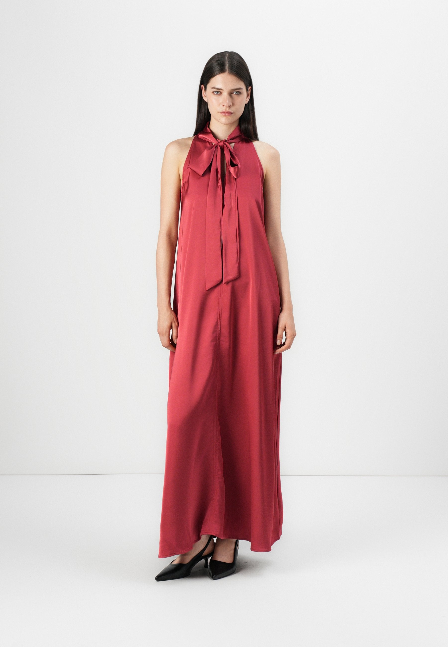 VILA VIFADIA TIE DETAIL MAXI DRESS
