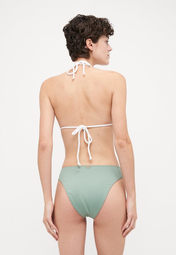 Hollister Co. Curvy High-Leg High-Waist Ribbed Cheeky Bikini Bottom
