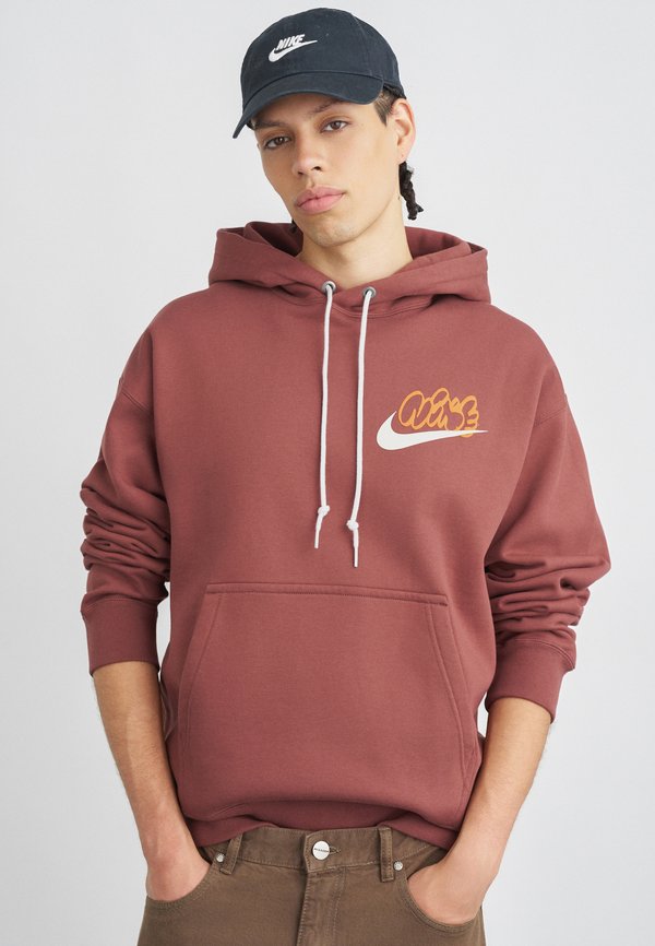 Nike Sportswear SOLO HOODIE - Hoodie - red sepia