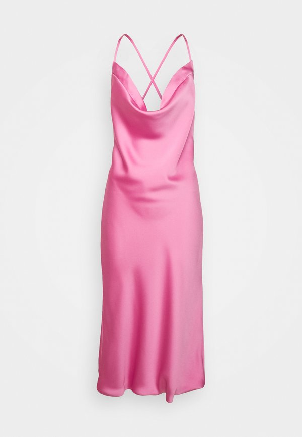 Norma Kamali CROSS BACK BIAS DRESS TO MIDCALF