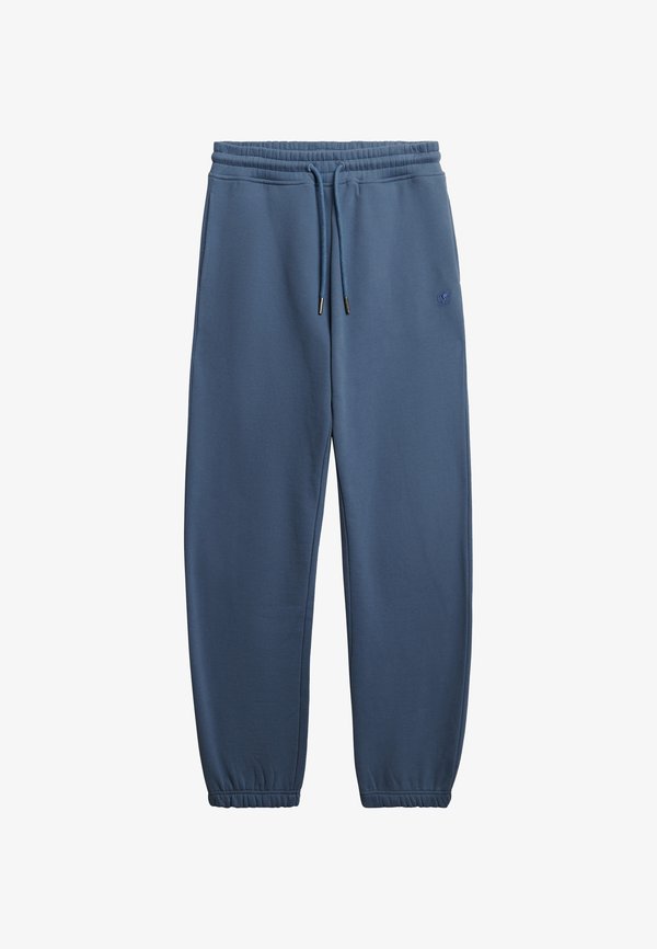 Superdry & Co Tracksuit bottoms - flint stone blue grey
