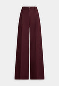 Lauren Ralph Lauren WOOL-BLEND TWILL WIDE-LEG PANT
