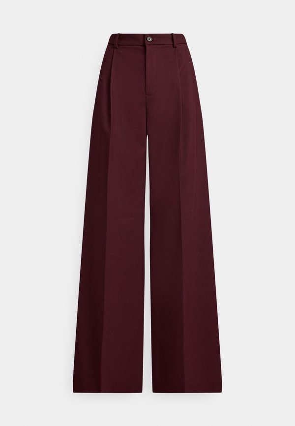 Lauren Ralph Lauren WOOL-BLEND TWILL WIDE-LEG PANT