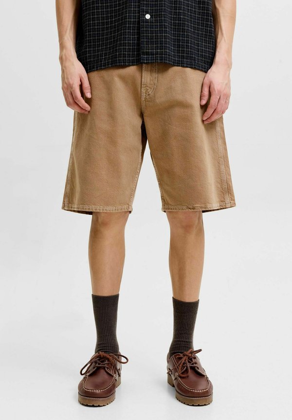 Jack & Jones gy fit - Denim shorts - tan