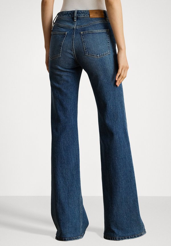 Lauren Ralph Lauren CHAIN-TRIM HIGH-RISE FLARE JEAN