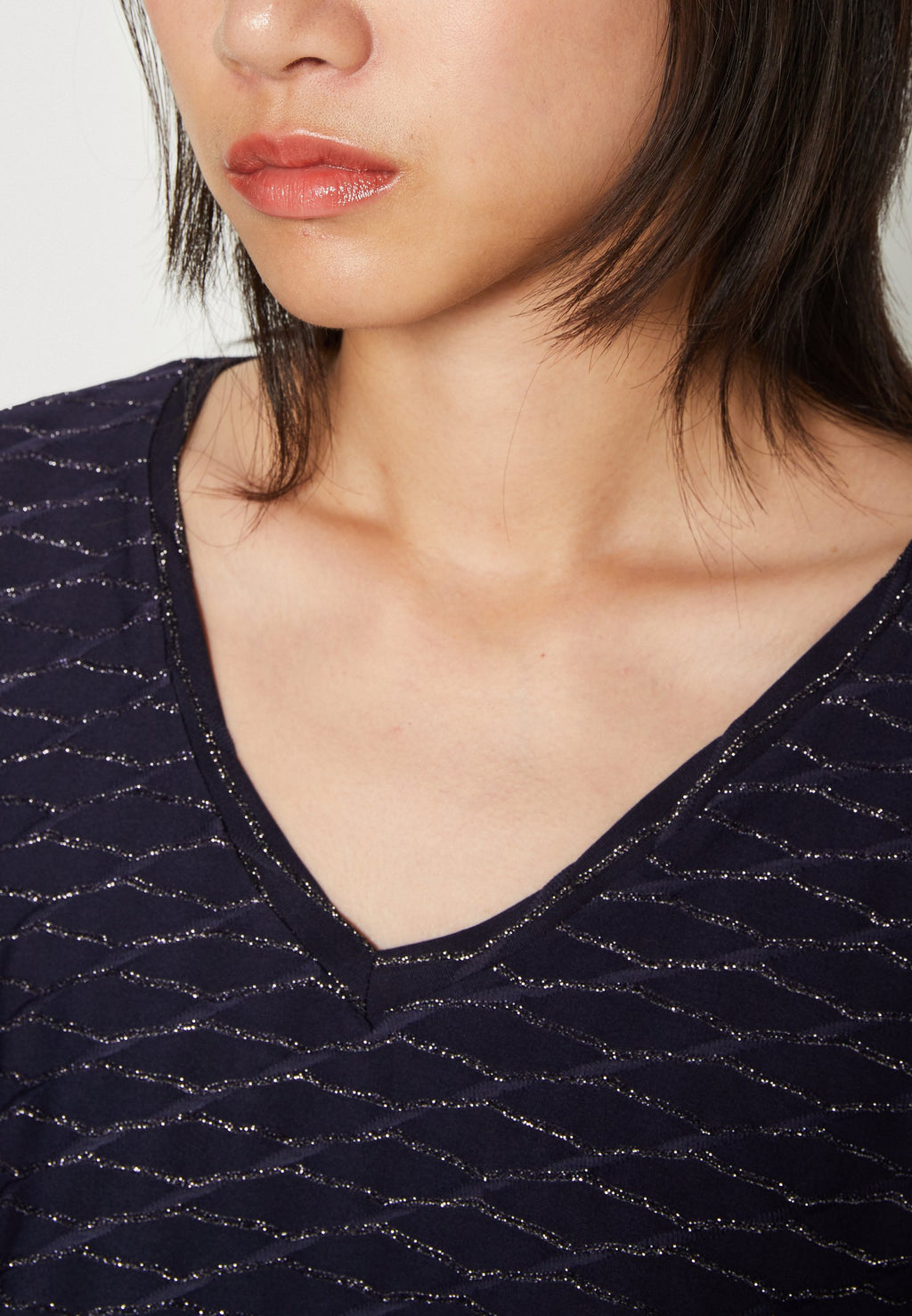 ONLY ONLASTRA V NECK GLITTER