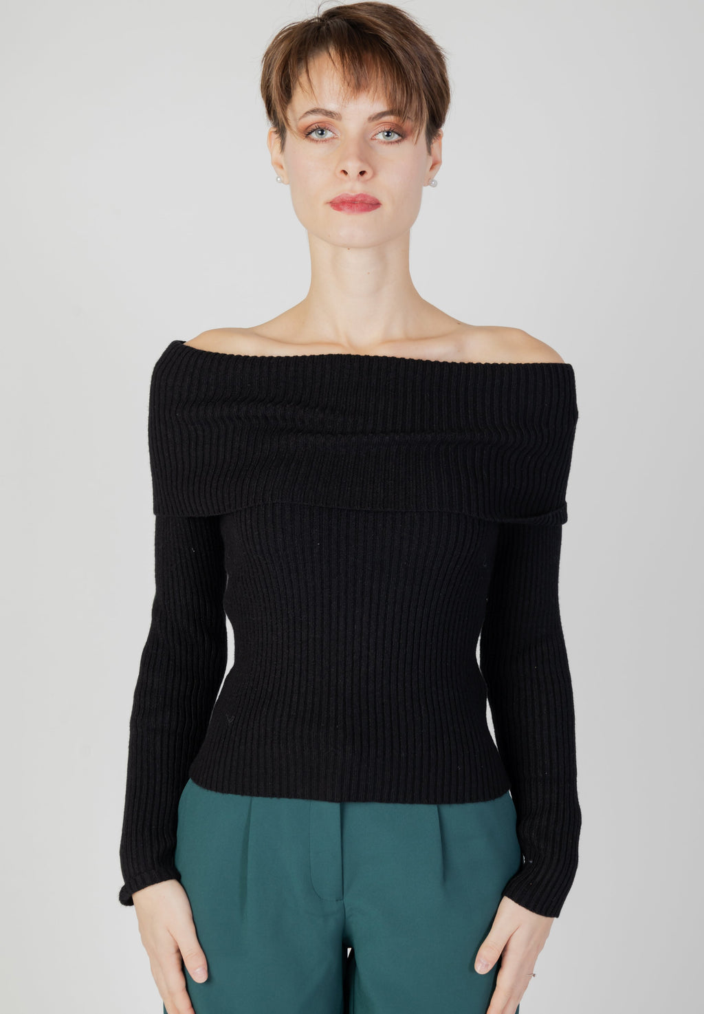 ONLY ONLKATIA LS OFF SHOULDER KNT NOOS