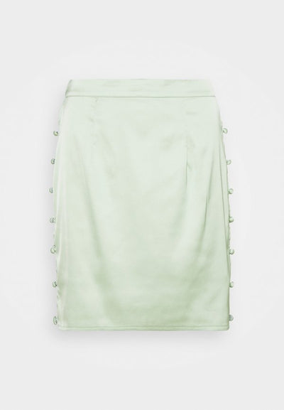 Missguided BUTTON DOWN SIDE MINI SKIRT