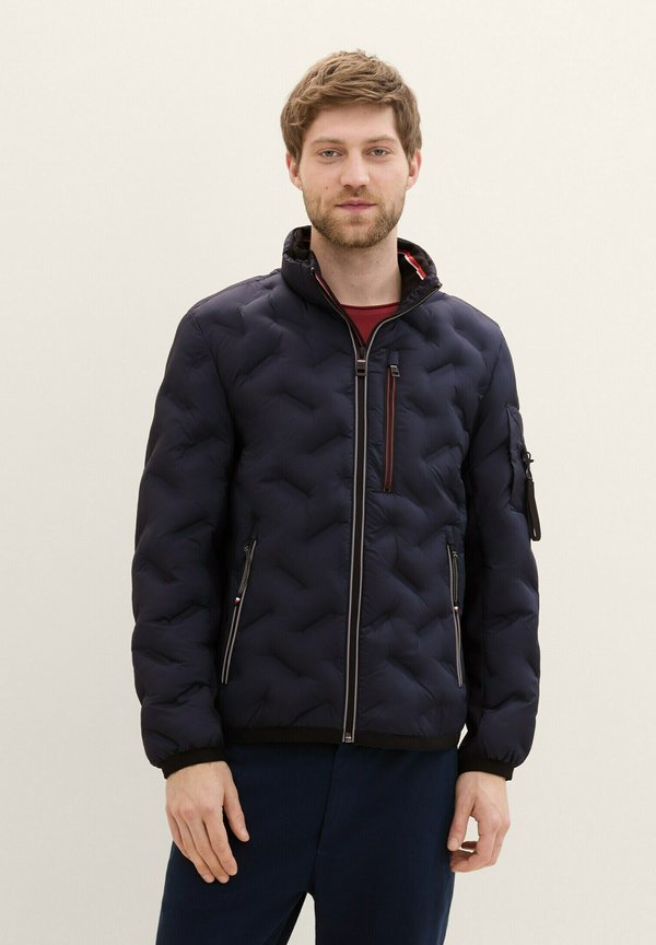 TOM TAILOR Hybridjacke mit dünner Kapuze - Light jacket - sky captain blue