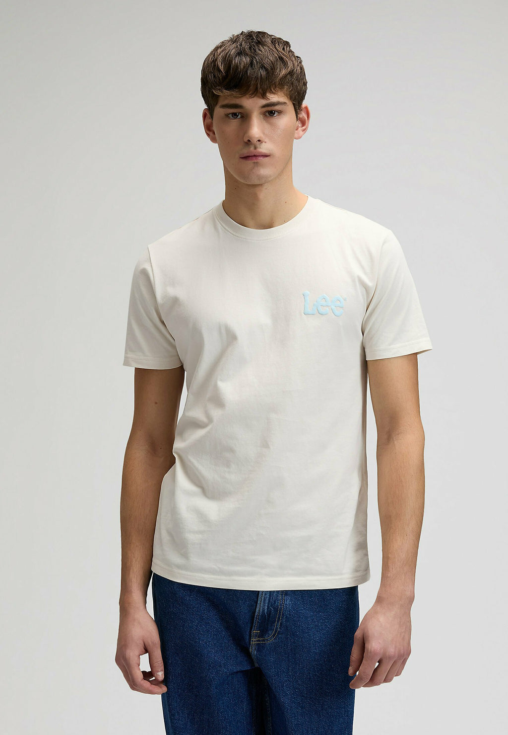Lee SHORT SLEEVE MEDIUM_WOBBLY_LEE_TEE FOR MENS - REGULAR FIT