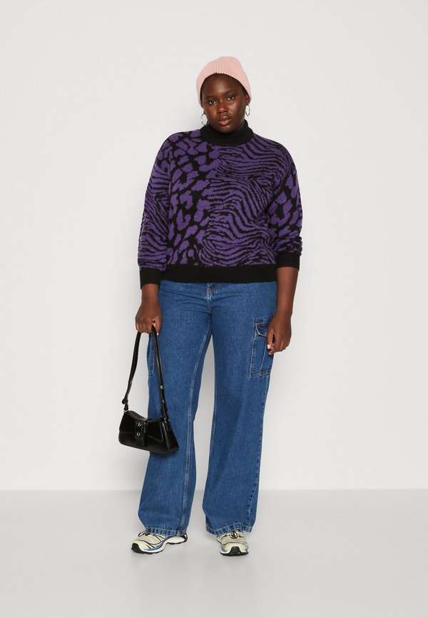 Vero Moda Curve VMCVERA ANIMAL O-NECK