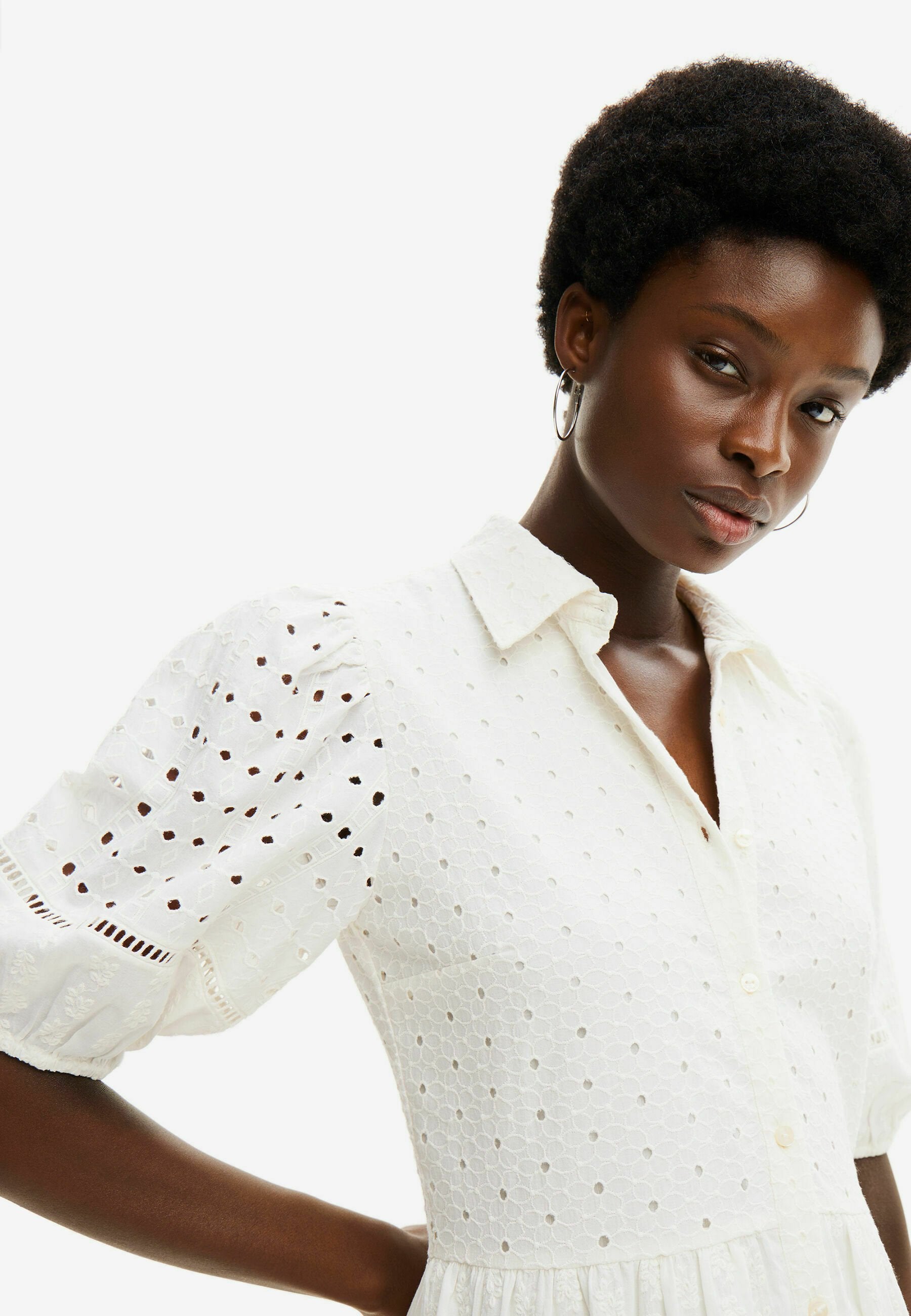 Desigual EMBROIDERED MIDI