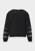 Vero Moda VMLISA O NECK - Sweatshirt - black