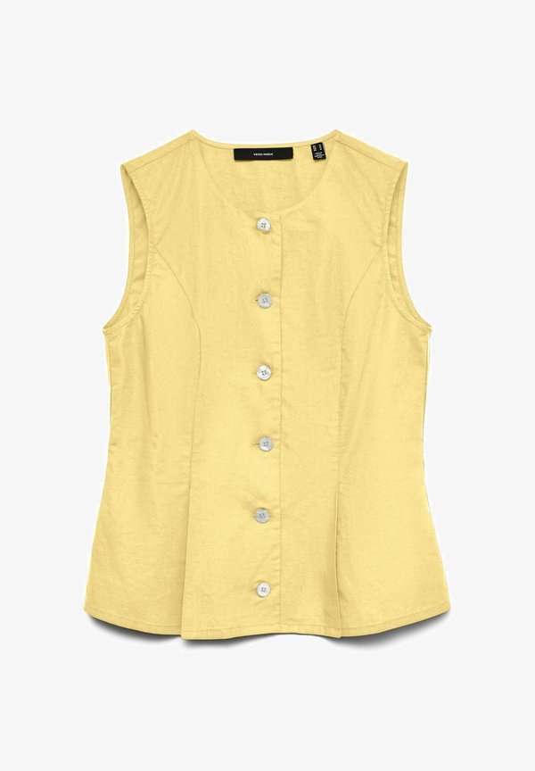 Vero Moda VMSELMA - Top - pale banana