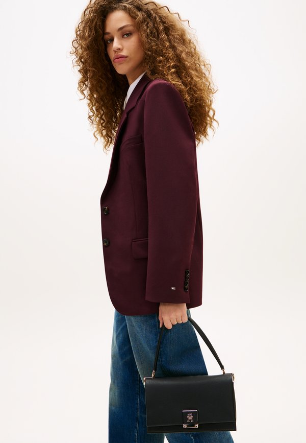 Tommy Hilfiger HER MED CROSSOVER - Handbag - black