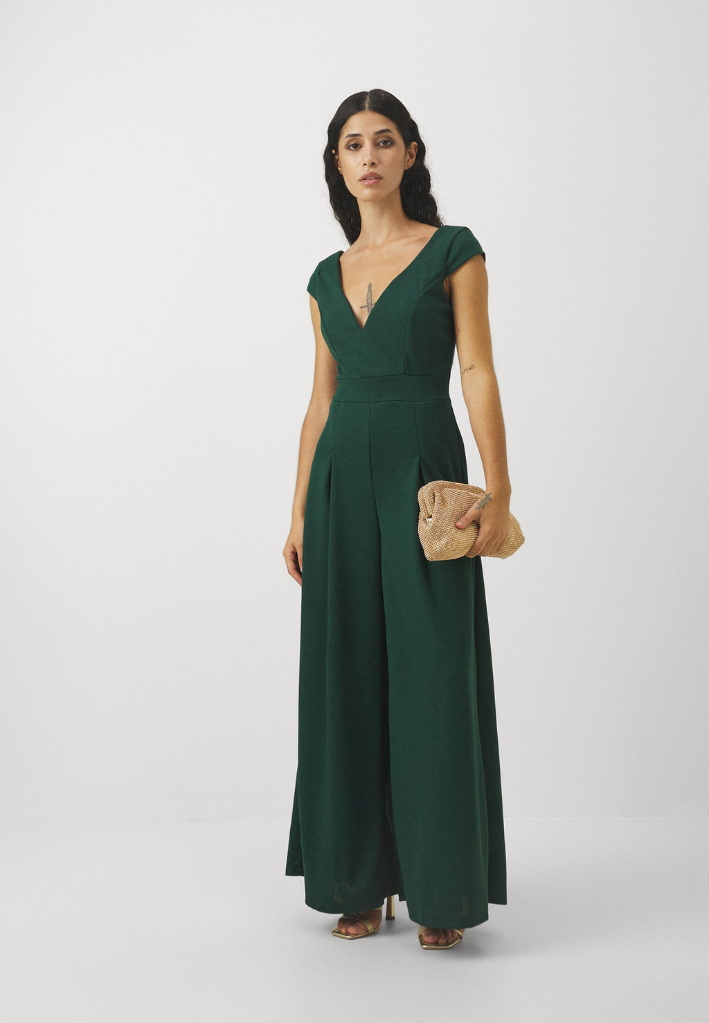 WAL G PETITE MYLA CAP SLEEVE