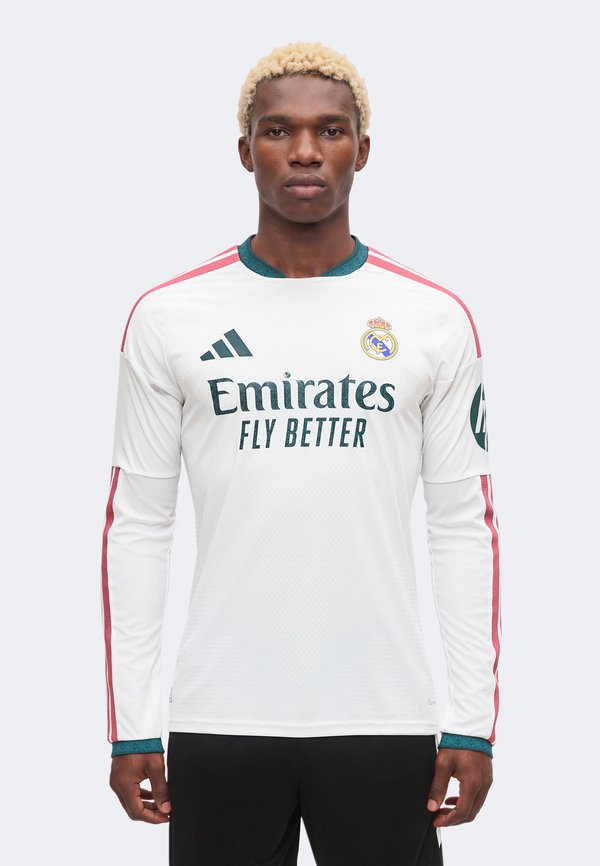 adidas Performance REAL MADRID 26/27 HOME AUTHENTIC LONG SLEEVE - Club wear - white